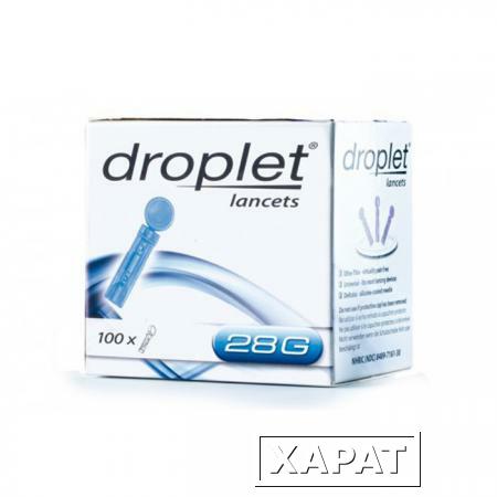 Фото Ланцеты Droplet 28G (100шт.)