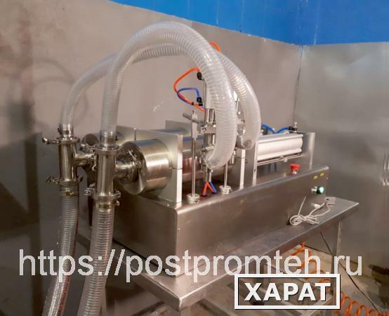 Фото Поршневой дозатор 300-2500 мл (2 сопла) / Дозатор жидкости