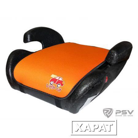 Фото PSV Детское автокресло (бустер) 15-36 кг (6-12 лет) Little Car Trip оранжевое