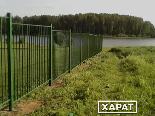 Фото Заборы сварные из проф. трубы