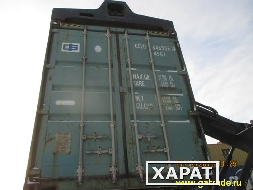 Фото Реализация и аренда контейнеров б/у для морских и железнодорожных перевозок по 20 и 40 футов. Звоните!