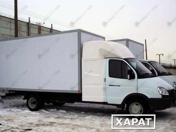 Фото ГАЗ-3302 Газель с закабинным спальником и изотермическим фургоном
