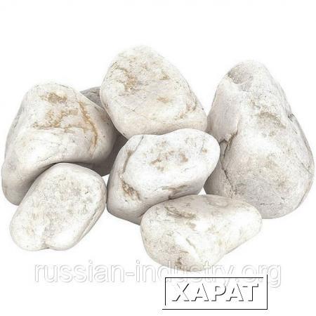 Фото Белый Кварц - камни для банных печей
