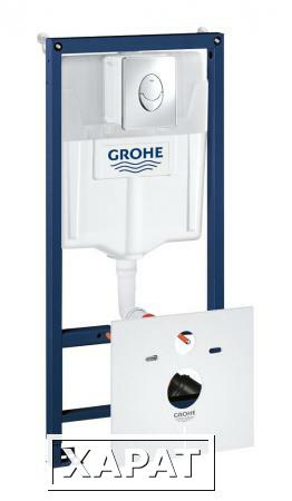 Фото Grohe Rapid SL 38750001 инсталляция для подвесных унитазов 4 в 1