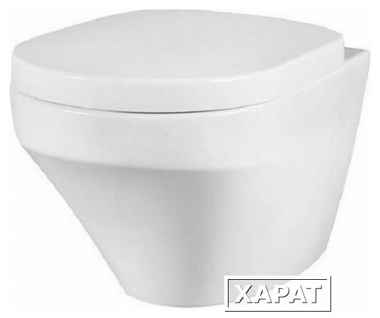 Фото Электронный унитаз подвесной Am.Pm Inspire FlashClean C501700WH+CEB7851WH с крышкой-сиденьем функция биде без обода