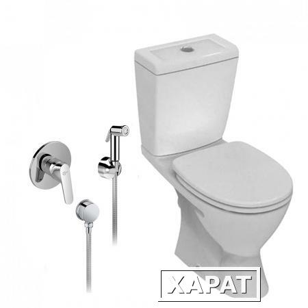 Фото Унитаз компакт Ideal Standard Eurovit с гигиеническим душем