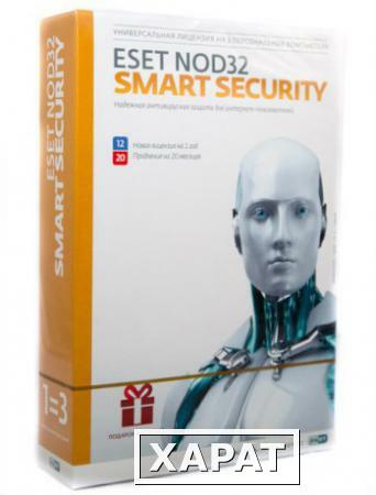 Фото ESET ESET NOD32 Smart Security - продление лицензии на 2 года на 3ПК (NOD32-ESS-RN(EKEY)-2-1)