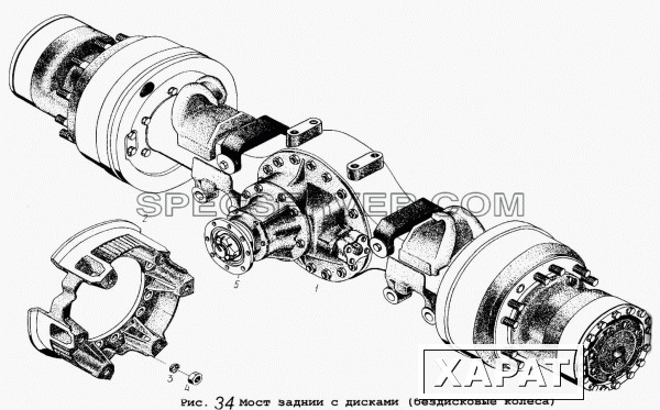 Фото С/у заднего моста