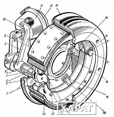 Фото Замена ступицы+колодок+барабана