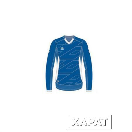 Фото Футболка игровая Umbro Verdao Jersey LS (Размер: S; Цвет: Бело-синий;)