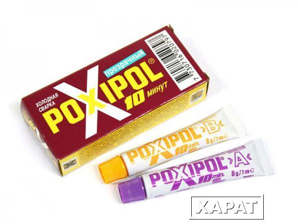 Фото Poxipol POXIPOL холодная сварка прозрачная 14мл