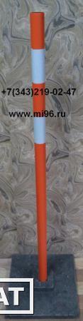 Фото Веха пластиковая оранжевая 1,8 м.