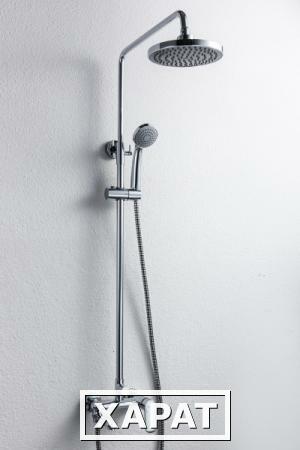 Фото Душевая колонна со смесителем для ванны Bravat Opal R