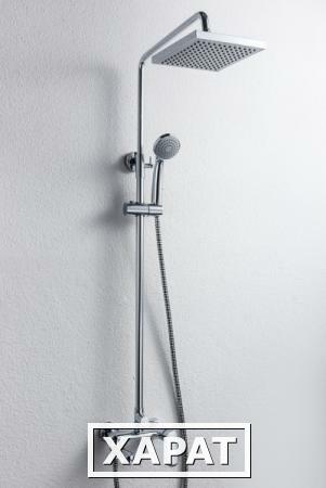 Фото Душевая колонна со смесителем для ванны Bravat Opal