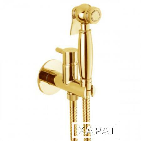 Фото Webert EL870302010 Гигиенический душ со смесителем (цвет золото)