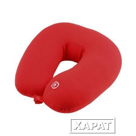 Фото Массажная подушка-подголовник Neck Massage Cushion (Красная)