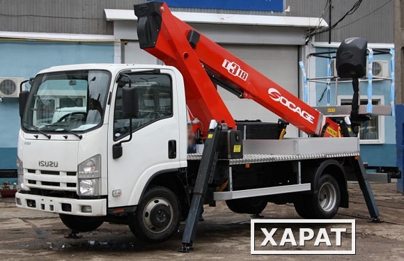 Фото Автовышка Socage T-318 (ISUZU NPR75LK)