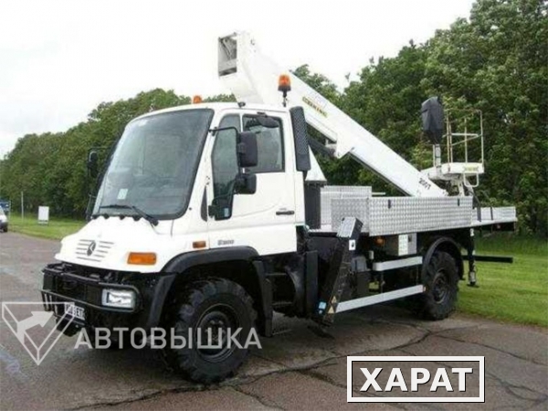 Фото Автоподъемник телескопический АГП-22Т на шасси Mercedes-Benz Unimog