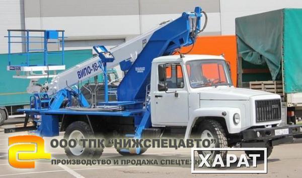 Фото Автогидроподъемник ВИПО 18-01 (18 метров) на шасси ГАЗ-33098 (4х2).