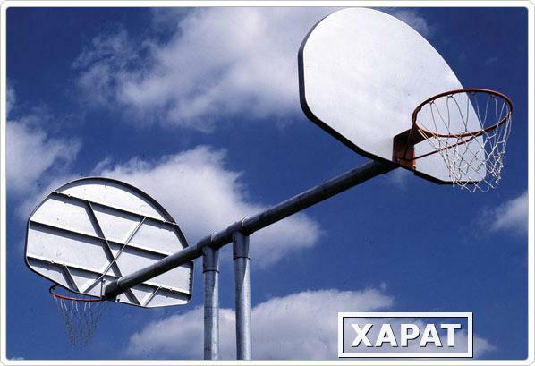 Фото Баскетбольная стойка уличная двусторонняя антивандальная