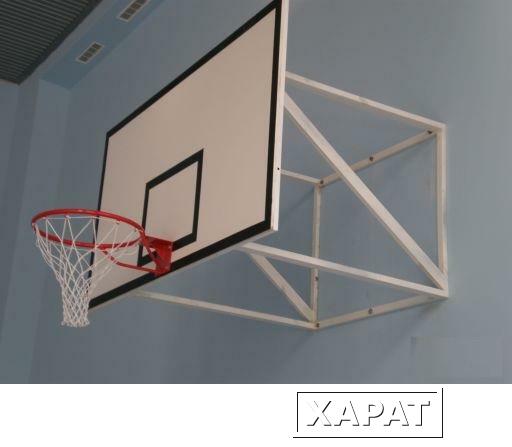 Фото S-105-41-13 Баскетбольный щит настенный игровой (из фанеры)