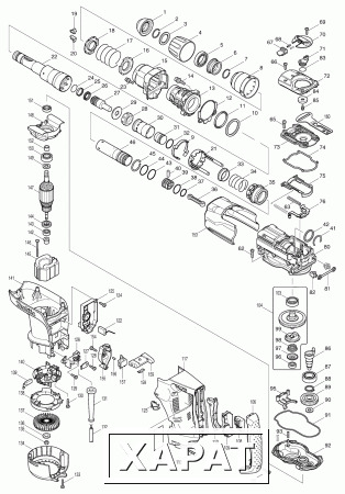 Фото Кольцо стопорное MAKITA HR4001C п.45 мет.