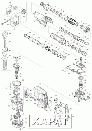 Фото Кольцо стопорное MAKITA HM0870C R42