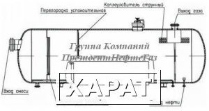 Фото Сепаратор нефтегазовый НГС-100м3