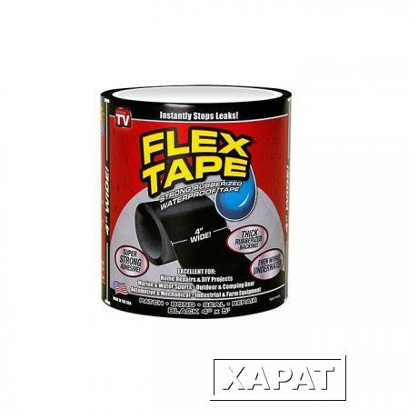 Фото Сверхсильная клейкая лента Flex Tape 10*152 см (Черная)