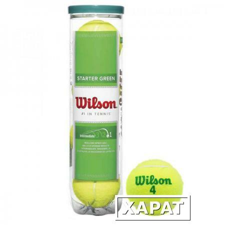 Фото Мяч теннисный Wilson Starter Green Play