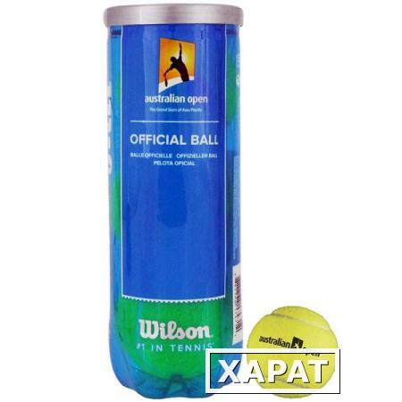 Фото Мяч теннисный Wilson Australian Open 3B WRT109800