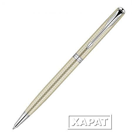 Фото Parker Шариковая ручка Cisele Silver CT Slim Parker Sonnet