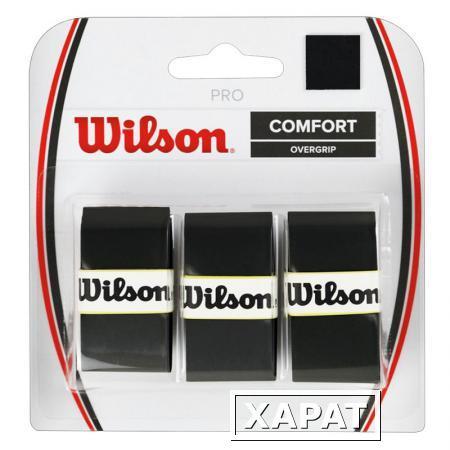 Фото Овергрип Wilson Pro Overgrip Comfort (Черный)