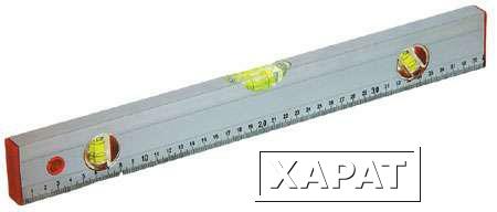 Фото Измерительный инструмент PRORAB Уровень Спарта 400мм 3 гл. с линейкой алюм. желт