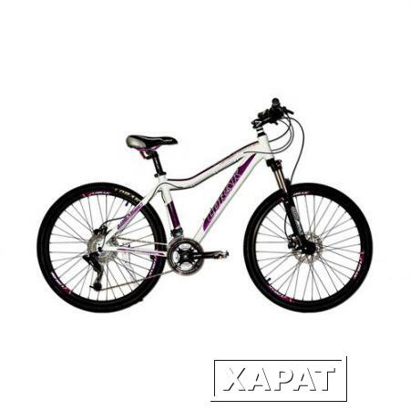 Фото Велосипед Lorak Glory 300 (Размер: 15"; Цвет: Белый/фиолетовый;)