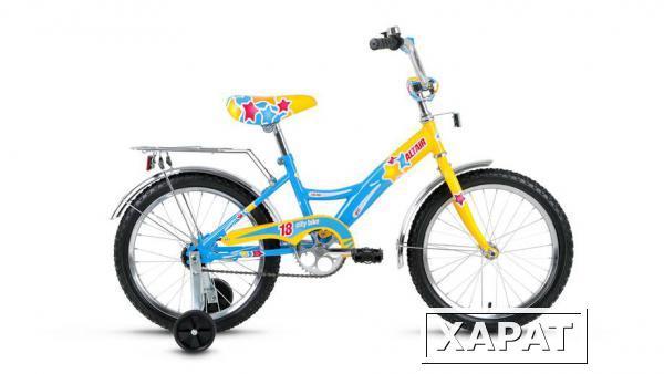Фото Велосипед Altair City Girl 18 желтый/синий