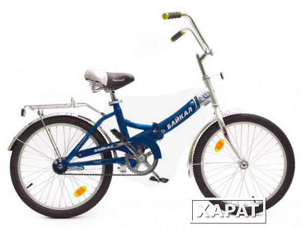 Фото Велосипед двухколесный Байкал В2004 синий