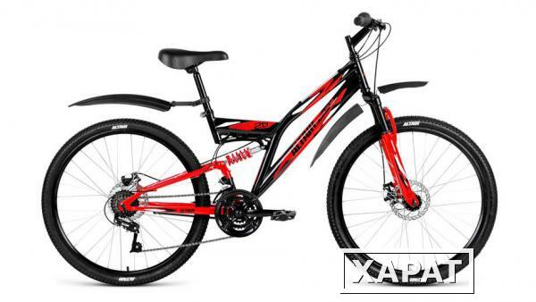 Фото Велосипед Altair MTB FS 26 2.0 disc черный/красный