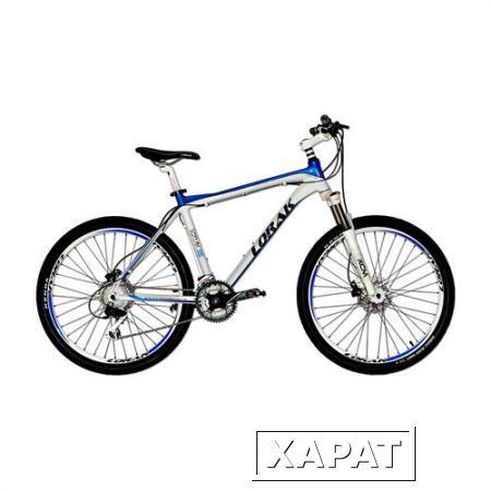Фото Велосипед Lorak 300 (26") (Размер: 17"; Цвет: Белый/синий;)