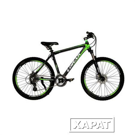 Фото Велосипед Lorak LX 20 (26") (Размер: 17"; Цвет: Черный/зеленый/белый;)
