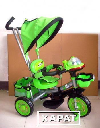 Фото Детский трехколесный велосипед КОСМОС LMP-001 зеленый