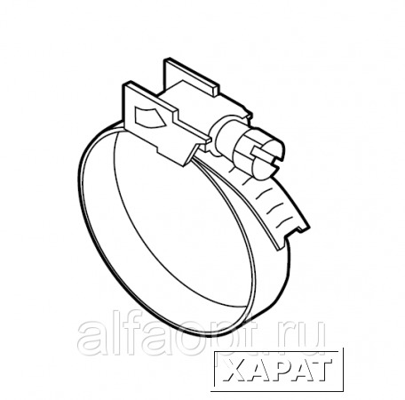 Фото PSE-090 Хомут для крепления кронштейнов к трубе