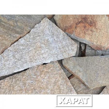 Фото Природный камень Кварцит серый 60-70мм