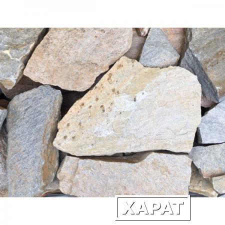 Фото Природный камень Кварцит серый 50-60мм