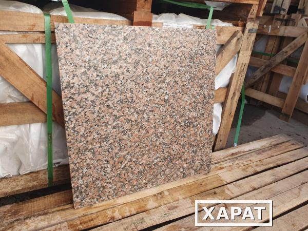 Фото Гранитная плита Maple Red 600х600х30 термообработанная. Гранит красный