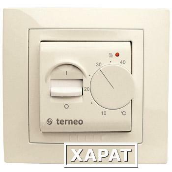 Фото Терморегулятор для теплых полов terneo mex (цвет слоновая кость)