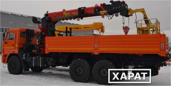 Фото KANGLIM KS2056H+буровая установка с металлической платформой на шасси КАМАЗ-43118-3027-50