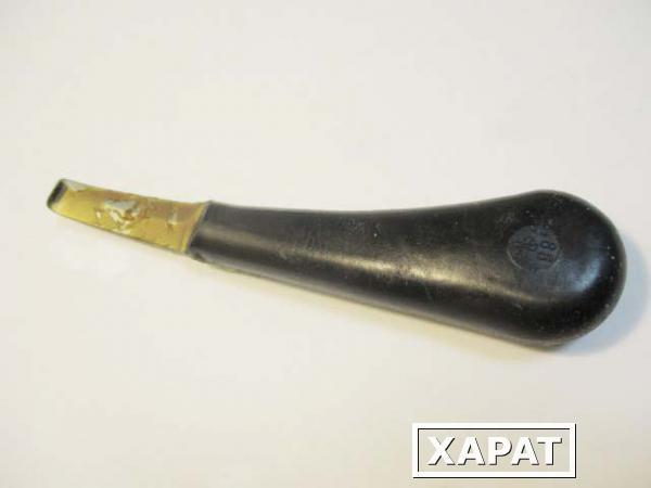 Фото Нож копытный обоюдоострый с пластиковой ручкой СССР