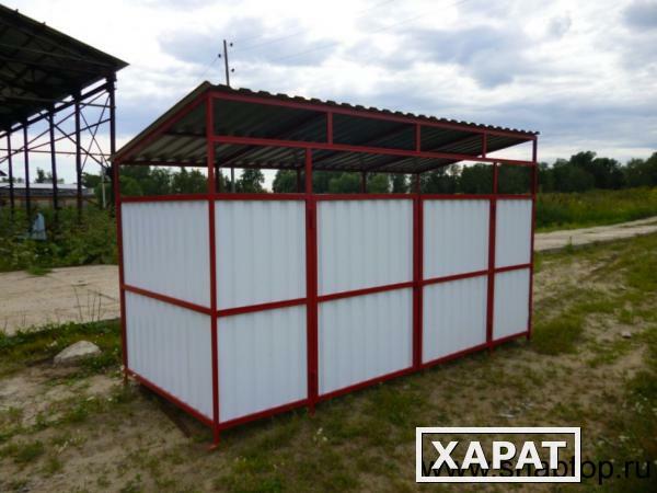 Фото Разборные контейнерные площадки (на 3 контейнера 4200х1400 см)