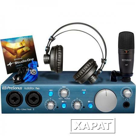 Фото Внешняя студийная звуковая карта PreSonus AudioBox iTwo Studio